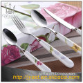 High garde 16 pieces fork and spoon set grace designs ceramic dinnerware with gift box